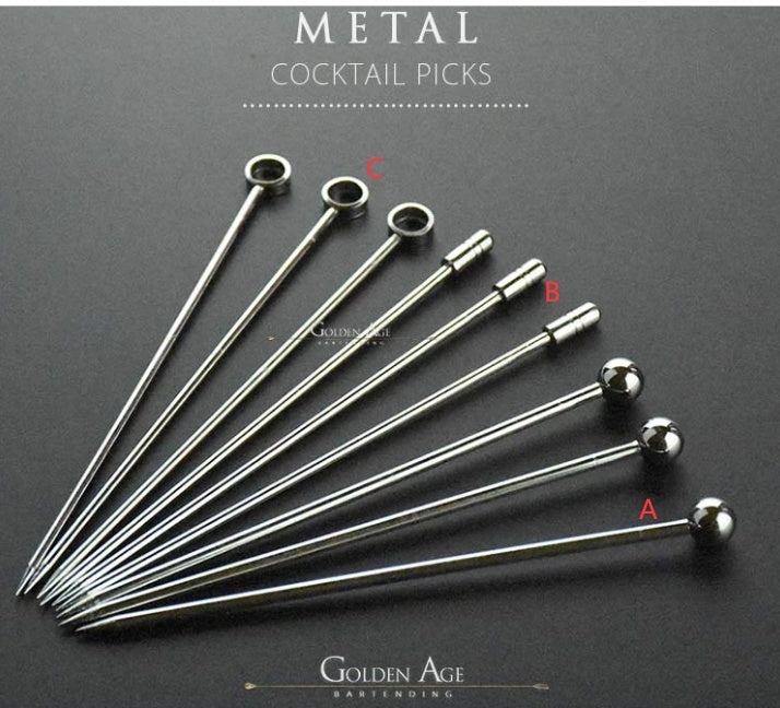 COCKTAIL PICKS - METAL